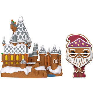 Диск Фигурка Funko POP! Town: Harry Potter: Gingerbread Albus Dumbledore and Hogwarts #42