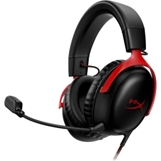 Диск Проводная игровая гарнитура HyperX Cloud III Gaming Headset, black/red