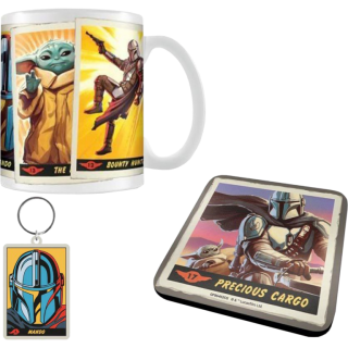 Диск Набор подарочный The Mandalorian (кружка + подстаканник + брелок)
