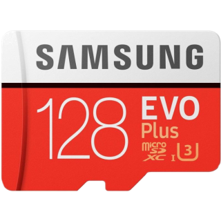 Диск Карта памяти MicroSD 128GB Samsung Class 10 Evo Plus UHS-I U3 (Б/У)
