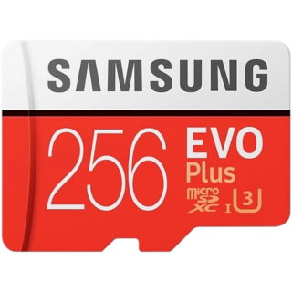 Диск Карта памяти MicroSD 256GB Samsung Class 10 Evo Plus U3 (R/W 100/90 MB/s) + SD адаптер (Б/У)