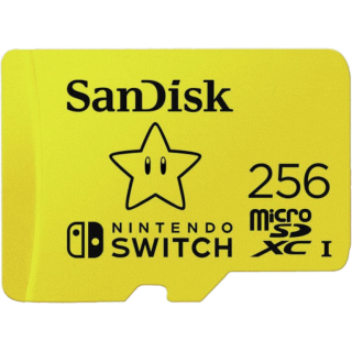 Диск Карта памяти MicroSD 256GB SanDisk Class 10 Nintendo Cobranded V30 A1 UHS-I U3 (100/90 Mb/s)