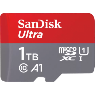 Диск Карта памяти MicroSDXC 1TB SanDisk Ultra (150 Mb/s) + SD адаптер