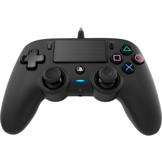Диск Проводной геймпад Nacon Wired Compact Controller, black (PS4/PC) (Б/У)