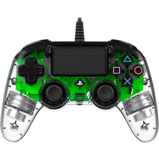 Диск Проводной геймпад Nacon Wired Illuminated Compact Controller, green (PS4/PC)