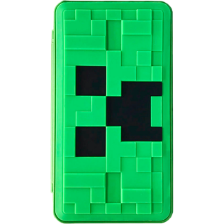 Диск Кейс Nintendo Switch для хранения 24 картриджей Minecraft (Creeper)