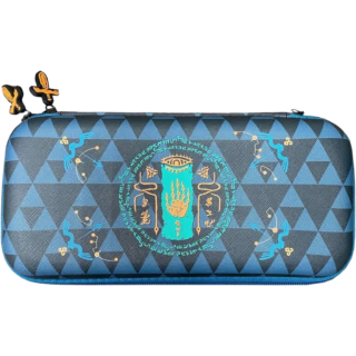 Диск Чехол для Nintendo Switch/OLED, Legend of Zelda: Tears of the Kingdom (triforce blue)