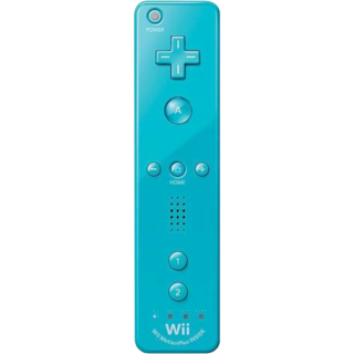 Диск Nintendo Wii U Remote Plus, голубой (RVL-036) (Б/У)