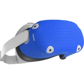 Диск Чехол защитный силиконовый для Oculus Quest 2, синий