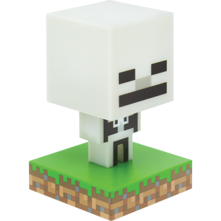 Диск Светильник Paladone: Minecraft: Skeleton Icon Light