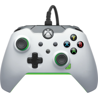 Диск Проводной Джойстик PDP Xbox Series X|S & PC Neon White Controller