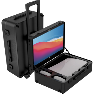 Диск Портативный игровой кейс с монитором для Playstation 5,  POGA Lux - black