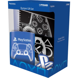 Диск Набор подарочный Playstation (кружка + подстаканник + брелок + блокнот)