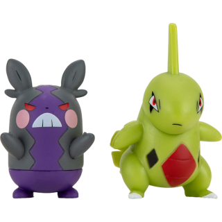 Диск Набор фигурок Pokemon: Battle Figure Pack - Larvitar and Morpeko (Hangry Mode) (Series 7)