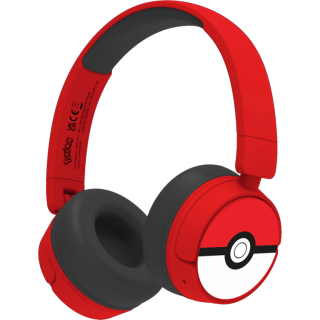 Диск Беспроводная детская гарнитура Pokemon Pokeball (red)