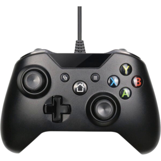 Диск Джойстик проводной для PS3\PC Controller N-1, black