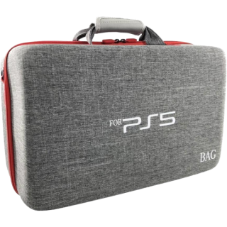 Диск Сумка для консоли и геймпадов PS5 Dead Skull Gray