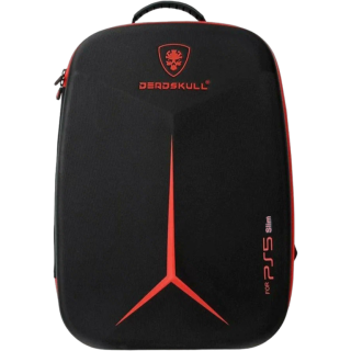 Диск Рюкзак для консоли и геймпадов PS5 Slim DeadSkull Black-Red
