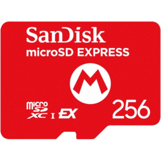 Диск Карта памяти SanDisk microSD Express Card 256GB (Super Mario)