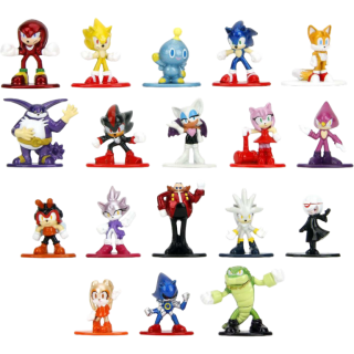 Диск Набор Фигурок Sonic The Hedgehog, Nano Metalfigs - Series 1 - (4 см.) (18 шт.)