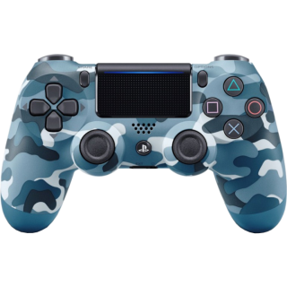 Диск Геймпад Sony Dualshock 4 v2 для PS4, Blue Camouflage (CUH-ZCT2E) (Б/У)