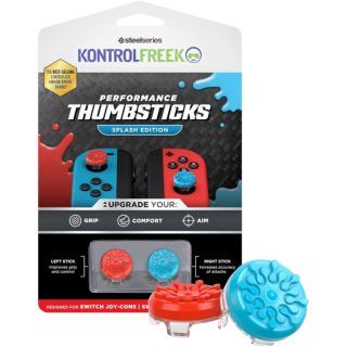 Диск Накладки на стики - Splash Edition (red/blue)