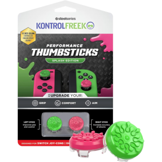 Диск Накладки на стики - Splash Edition (green/pink)