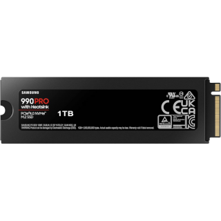 Диск Внутренний SSD накопитель Samsung 990 Pro PCIe 4.0 M.2 NVMe 1TB с радиатором