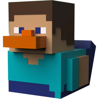 Диск Фигурка утка TUBBZ Minecraft: Steve