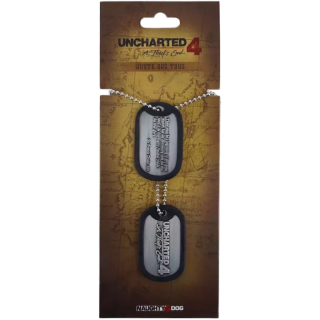 Диск Жетоны Uncharted 4: A Thiefs End - Quote Dog Tags