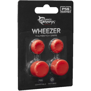 Диск Накладки на стики White Shark: Wheezer Thumbstick Grips (red)