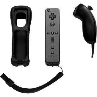 Диск Wii Remote Plus + Wii Nunchuk, black