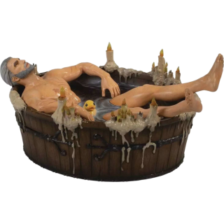 Диск Фигурка The Witcher 3: Wild Hunt - Geralt in the Bath (18 см.)