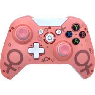 Диск Джойстик беспроводной для Xbox One\XSX\PS3\PC N-1, pink