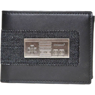 Диск Кошелек Difuzed: Nintendo: Printed NES Logo: Metal Controller Bifold Wallet