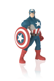 Диск Disney Infinity 2.0 (Marvel) Персонаж 'Капитан-Америка' (Captain America)