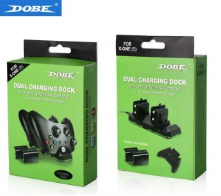Диск Зарядная станция для двух контролеров (Dobe) Xbox One (Б/У)