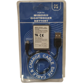 Диск Аккумулятор для Dualshock 4 2000mAh + USB кабель (KCR1410)