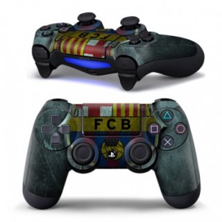 Диск Наклейка виниловая для геймпада Dualshock 4 (Barcelona 2)