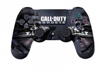 Диск Наклейка виниловая для геймпада Dualshock 4 (CoD Ghosts)