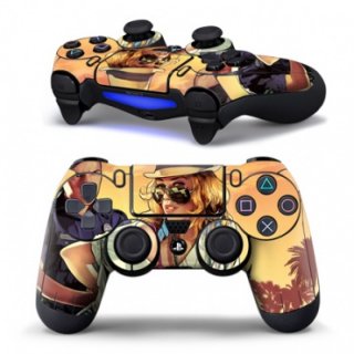 Диск Наклейка виниловая для геймпада Dualshock 4 (GTA 3)