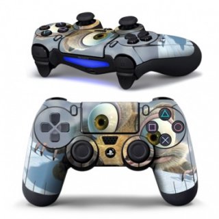 Диск Наклейка виниловая для геймпада Dualshock 4 (Ice Age)