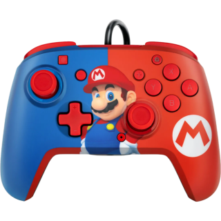 Диск Проводной Джойстик Faceoff™ Deluxe+ Audio Wired Controller - Mario