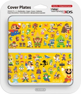 Диск Faceplate (лицевая панель) New Nintendo 3DS (Super Mario Maker Pixel amiibo)