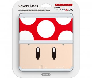 Диск Faceplate (лицевая панель) New Nintendo 3DS (Красный гриб)