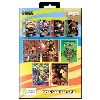 Диск Игра 16-bit Сборник (9в1) (А-9001)