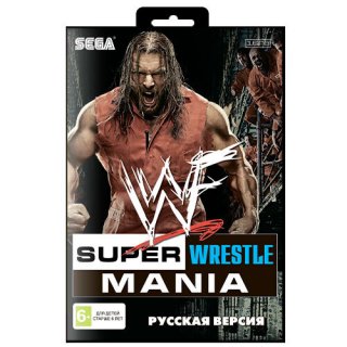 Диск Игра 16-bit WWF Super Wrestle Mania