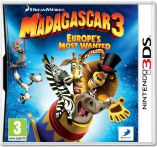 Диск Мадагаскар 3. Видеоигра (Б/У) [3DS]