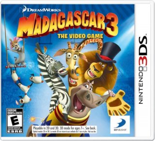Диск Мадагаскар 3 (US) [3DS]