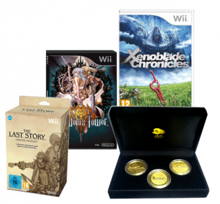 Диск Комплект из 3-х игр Wii: Last Story Ltd + Pandora's Tower + Xenoblade Chronicles [Wii]